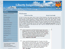 Tablet Screenshot of libertyinspections.net